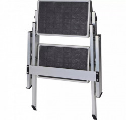 Aluminium folding ladder with two steps for caravans, height 40 cm - Img 2