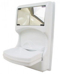 "Antibes" foldable sink with cabinet and mirror