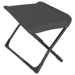 Berger Genova 3D Mesh folding chair set with footrest, anthracite - Img 6