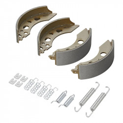 Brake blocks 200 x 50 mm for caravans or trailers with AL-KO 2050 / 2051 axle (4 pcs)