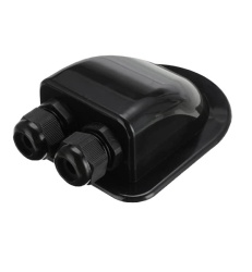 Cable entry device MASIS through the ceiling with 2 entries, cable Ø 6-12mm, BLACK colour