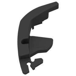 Capac profil frontal dreapta, negru, pentru marchiza Fiamma F80 L
