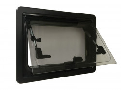 Carbest Elegance window complete with blind and mosquito net