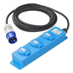 CEE extension cable with 3 Schuko sockets, length 10 m, cable 3 × 1.5 mm² - Img 9