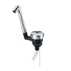 Cold water battery "Novo-Super" with mounting hole diameter ∅ 17mm, chrome with black - Img 3