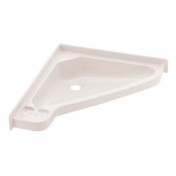 Corner bathroom sink with soap holder 41.5 x 35 mm