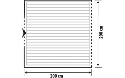 Cort Tonale pentru minibus inaltime hayon 210 cm - Img 2
