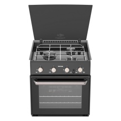 Cuptor incorporabil pe gaz Thetford Triplex cu grill și plită cu 3 arzătoare, 36 l, 30 mbar