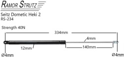 Damper spring for Dometic Heki 2 hatches - Img 2