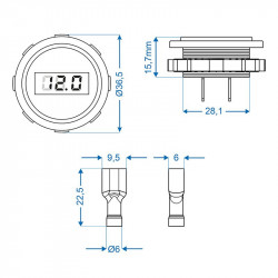 Digital voltmeter for flush mounting - Img 6