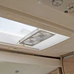 Double fan with remote control, 12V for hatch mounting