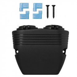 Double socket kit USB 2 x 2100 mA and 12V car socket, surface mounted - Img 4