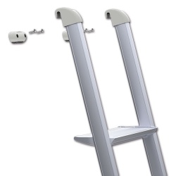 Fixed ladder for alcove bed with hook included, height 170 cm, 6 steps - Img 2