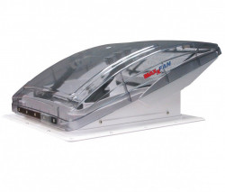 Hatch ventilator 40 x 40 "Airxcel Maxxfan Deluxe", remote control, rain, transparent cover