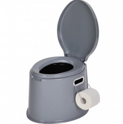 High comfort mobile WC, seat height 33 cm, capacity 7l