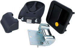 M1 complete lock without hub and key, 151 x 143 mm, black - Img 3