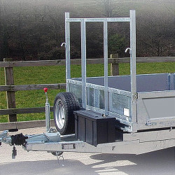 Metal protap bracket for spare wheel for caravans or trailers - Img 7