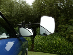 Mirror extension mirror Milenco Grand Aero 4 XXL (2 pcs) CONVEXA, with extra long arm 41 cm - Img 4