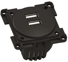 Presto 10000 dual USB socket, black - Img 6