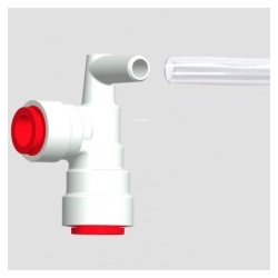 Racord unghiular cu supapă și furtun JG 10 / JG 12 mm pentru boiler și încălzire Truma