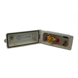 Rectangular external mixed water/gas connection for caravans or motorhomes - Img 2