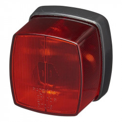Red rear clearance lamp, Radex 912, 66 x 62 mm, 12V - 24V, E9 certification