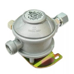 Regulator pentru rulote cu montaj pe perete, conexiune teava 8mm, 30mbar, 1,5 kg/h - Img 5