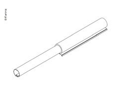 Rola pentru marchiza, Ø 60 mm, 400 mm lungime F65S/F80S
