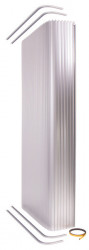 Roller door with magnetic closure for camper conversions
