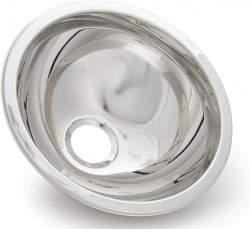 Round stainless steel sink, diameter 295 mm - Img 4