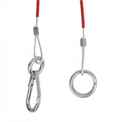 Safety cable for trailers or caravans, 1m - Img 3