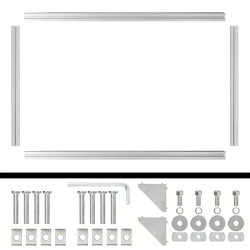 Set de extensie pentru adaugarea de polite suplimentare la rafturile din aluminiu - Img 4