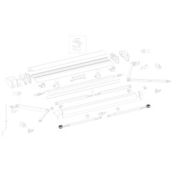 Set prindere frontală picior de sprijin Thule pentru Omnistor 6300 (1500603343)