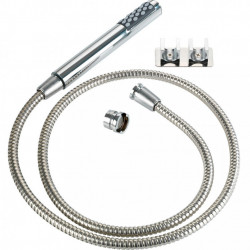 Shower assembly for sink battery
