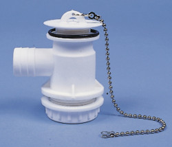 Siphon drain for sinks with 40 mm drain diameter, outlet ∅ 25 mm