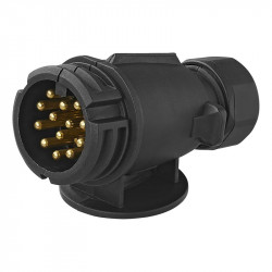 Stecher 13 pini pentru montaj pe cablu, ABS, 12V - Img 2