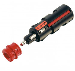 Stecher for car cigarette lighter socket 12V with fuse 16A