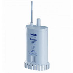 Submersible water pump with 2 Tandem motors 19l / 1,4 bar for caravans or motorhomes