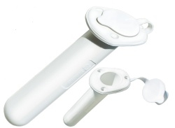 Suport lanseta tub PVC cu capac, ALB