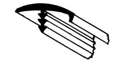 T-profile for laminated panel furniture 15 mm, length 5 m - Img 2