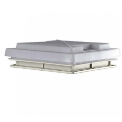 Trapă 28 x 28 cm "MPK 29" cu deschidere pe toate laturile si plasa de tantari, GRI - Img 1