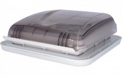 Trapa 40 x 40 Berger cu capac transparent, jaluzea retractabila si plasa de tantari - Img 2