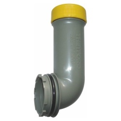 Tub de evacuare rotativ pentru caseta de reziduuri Thetford C2, C3, C4, C200, gri