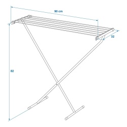 Tumble dryer with 6 threads, thread length 90 cm - Img 5