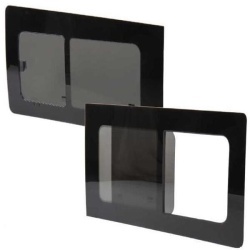 VW T5/6 sliding opening window with glass pane