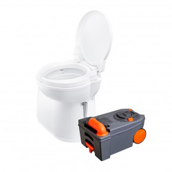 WC fix Thetford C263-S cu golire tanc la exterior, montaj ingropat - Img 3