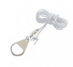 White cord with tent stretcher (4 pcs)
