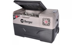 29 litre cooler with LG 12/24/230V compressor, handle and integrated transport wheels - Img 4