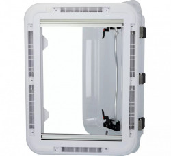 50 x 70 cm hatch with transparent cover, retractable mosquito screen and mosquito net - Img 4