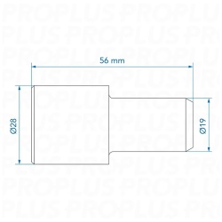 Adapter from 28 mm to 19 mm hose for drain system - Img 5